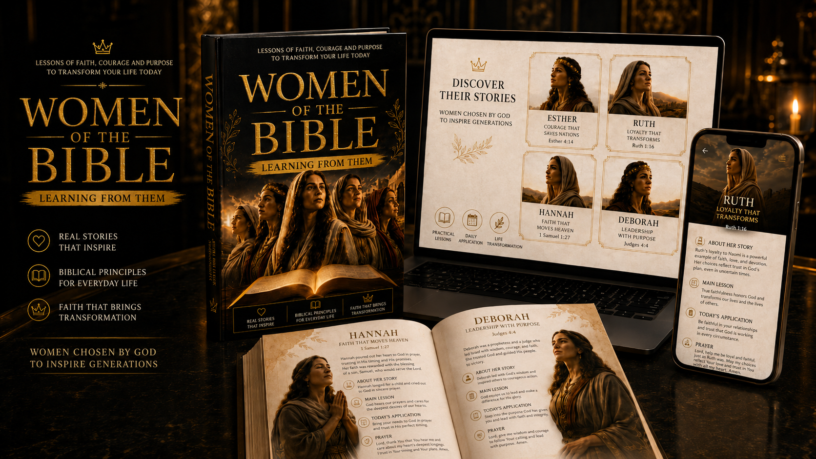 Capa do guia Women of the Bible Learning from Them